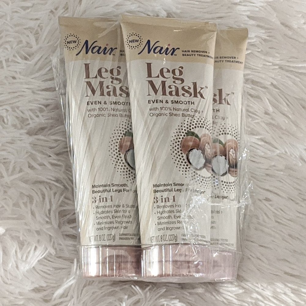 4 Nair Hair Remover & Leg Masks, Even and Smooth